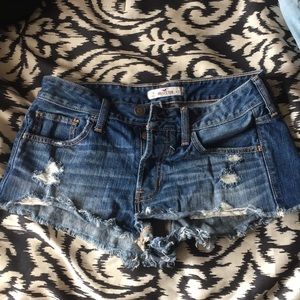 hollister jean shorts